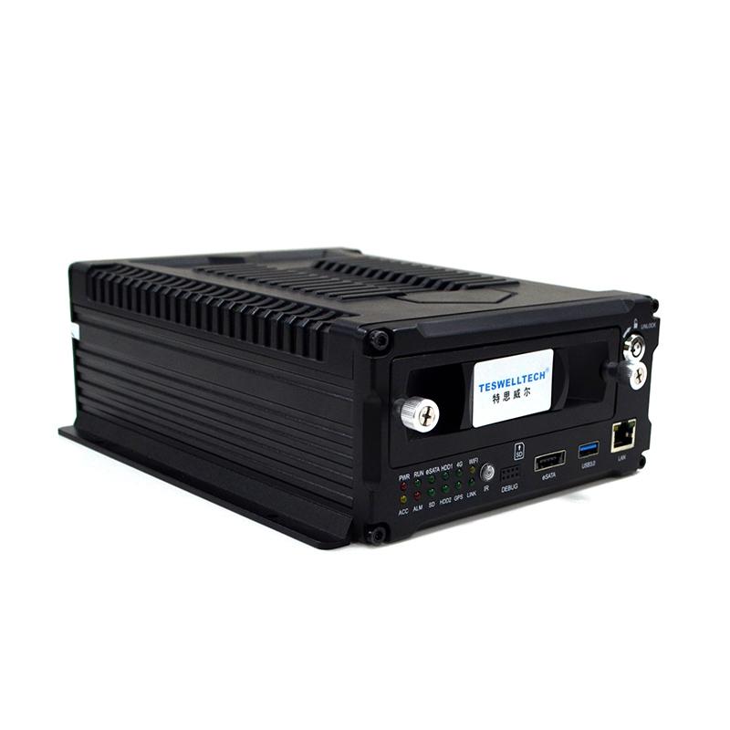 4CH Dual HDD 1080P Vehicle Mobile DVR